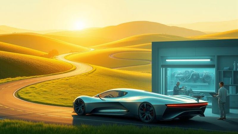 Un estudio innovador exhibe un coche futurista