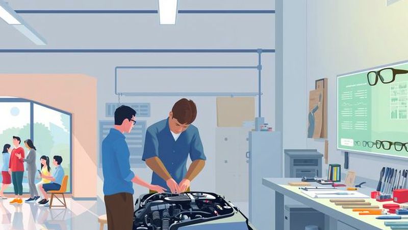 Un taller limpio transmite calma profesional