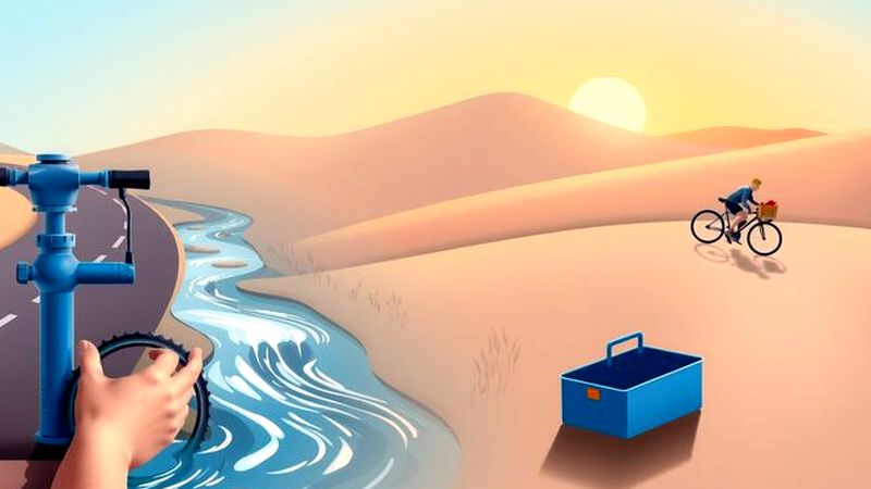 Un ilustrador crea serenidad y eficiencia visual