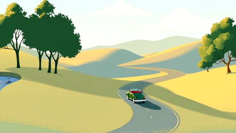 Un paisaje sereno evoca elección sabia
