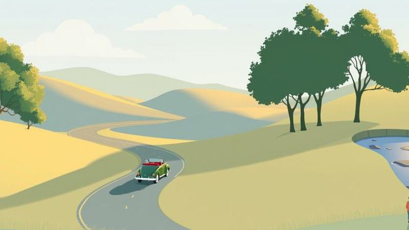 Un paisaje sereno evoca elección sabia