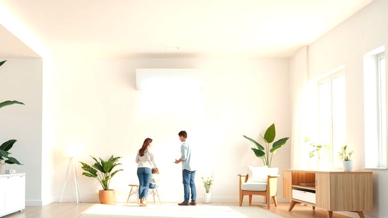 Un hogar tranquilo muestra eficiencia luminosa