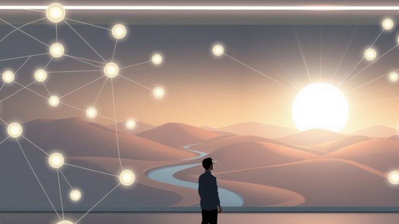 Una red luminosa transmite control y movimiento