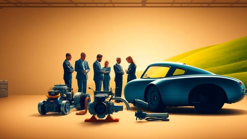 Un taller elegante revela pasión automotriz
