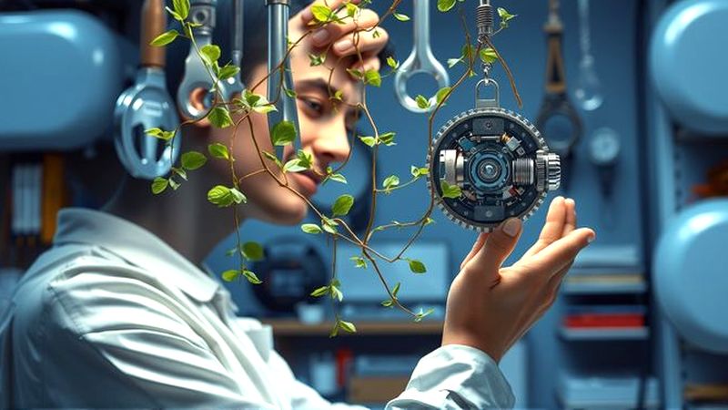 Un técnico trabaja con precisión y calma