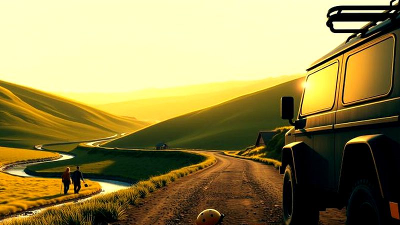Un camino rural ofrece calma y trabajo