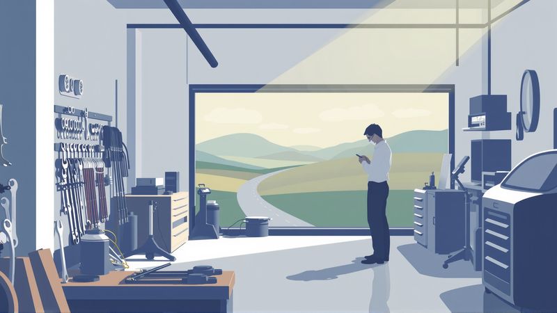 Un taller de automoción organizado y preciso