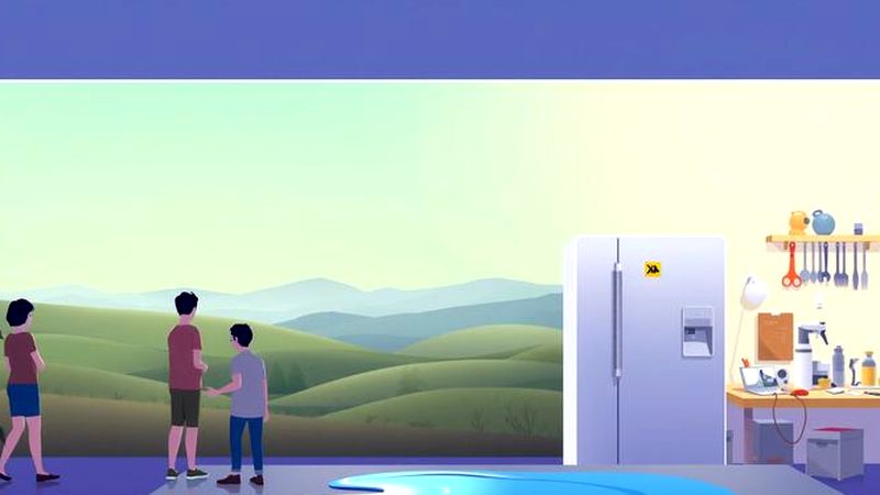 Un paisaje tranquilo se transforma visualmente