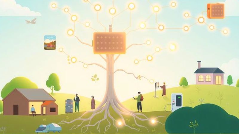 Un árbol tecnológico radiante impulsa soluciones sostenibles