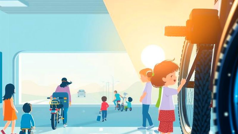 Niños exploran un entorno de aprendizaje sensorial