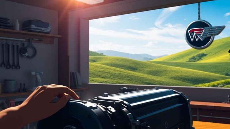 Un artesano observa su refugio automotriz