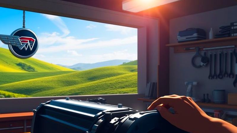 Un artesano observa su refugio automotriz
